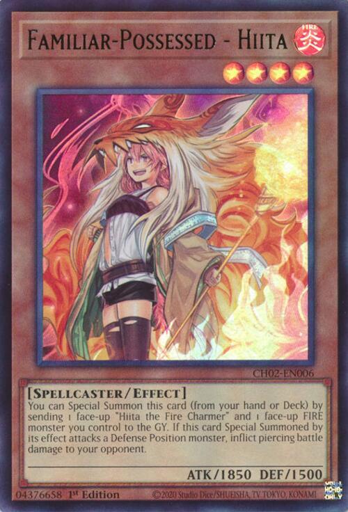 Familiar-Possessed - Hiita - CH02-EN006 - Ultra Rare - 1st Edition
