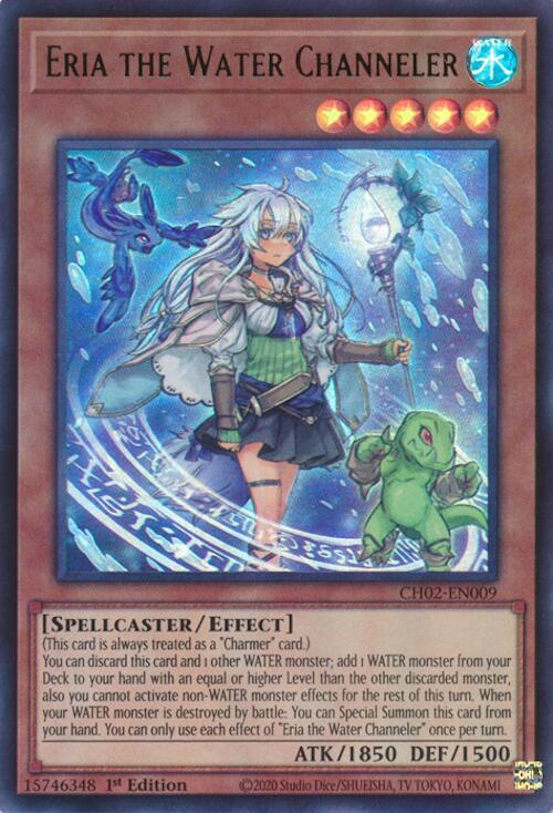Eria the Water Channeler - CH02-EN009 - Ultra Rare - 1st Edition