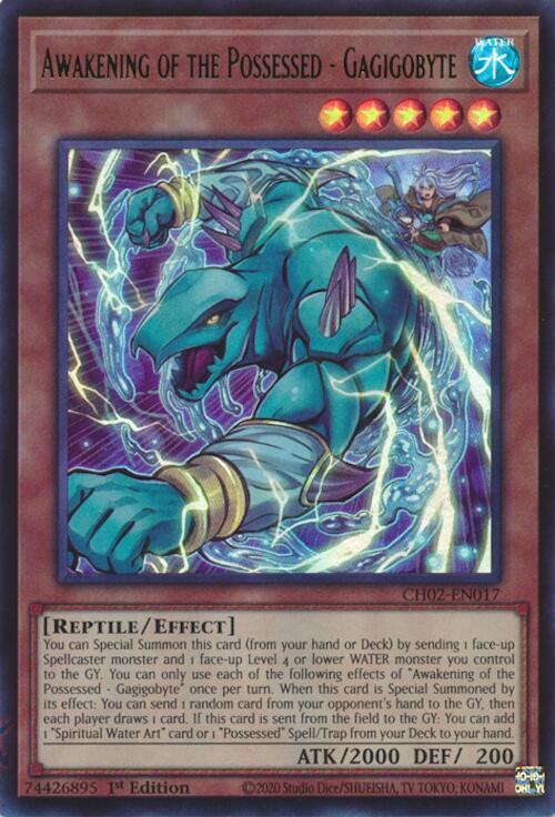 Awakening of the Possessed - Gagigobyte - CH02-EN017 - Ultra Rare - 1st Edition