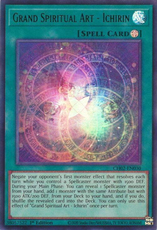 Grand Spiritual Art - Ichirin - CH02-EN030 - Ultra Rare - 1st Edition