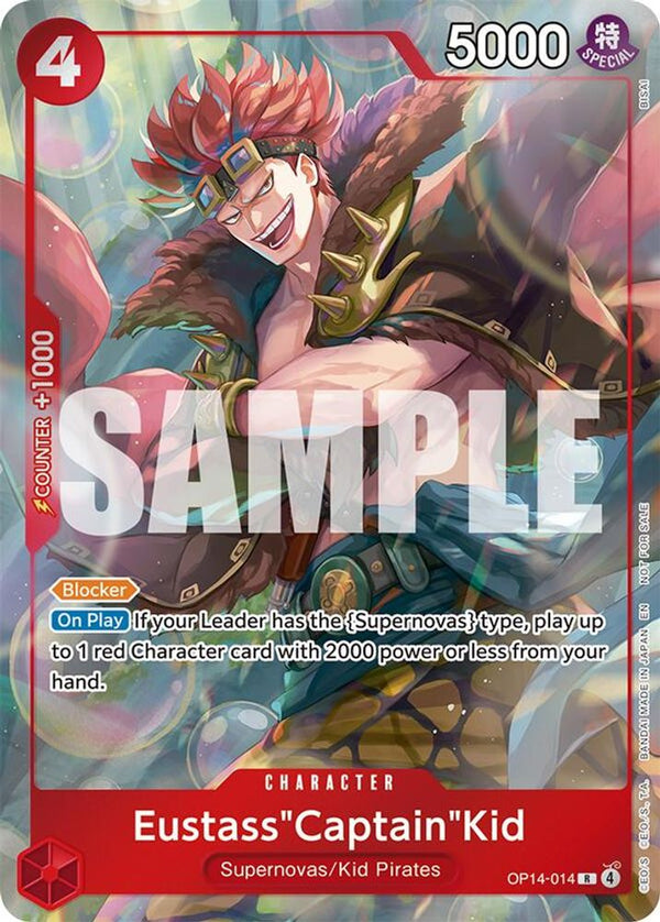 Eustass"Captain"Kid - OP14-014 (Dash Pack) - OP14-014 - Rare
