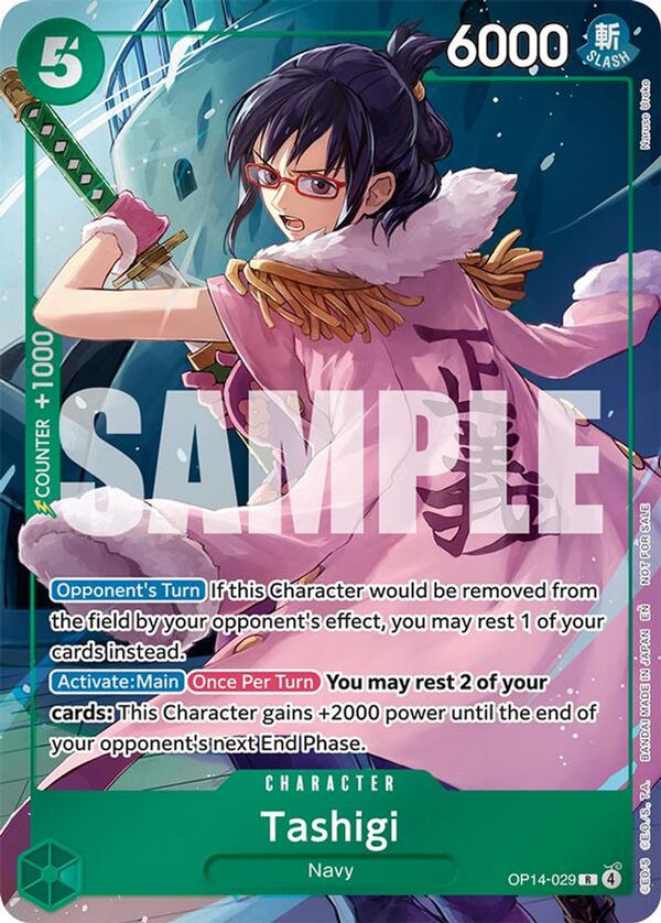 Tashigi (Dash Pack) - OP14-029 - Rare
