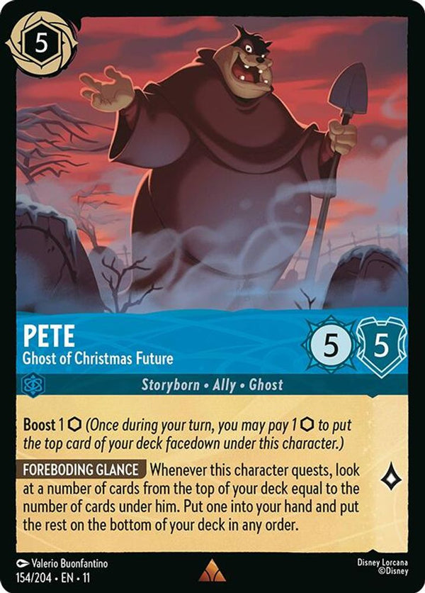 Pete (Ghost of Christmas Future) - 154/204 - Rare