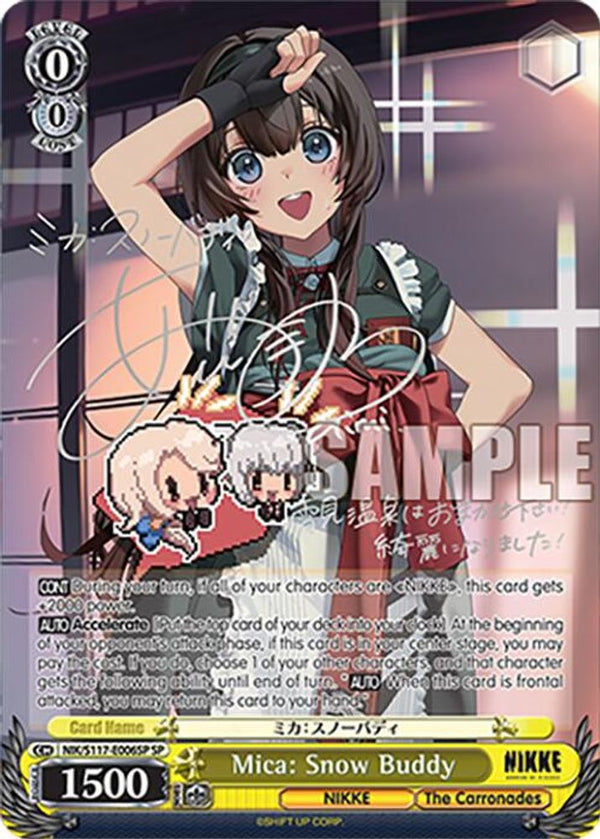 Mica: Snow Buddy (SP) (Silver Signature) - NIK/S117-E006SPSP - Special Rare