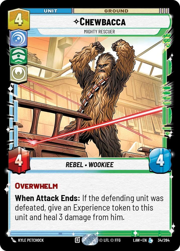 Chewbacca - Mighty Rescuer - 34/264 - Legendary