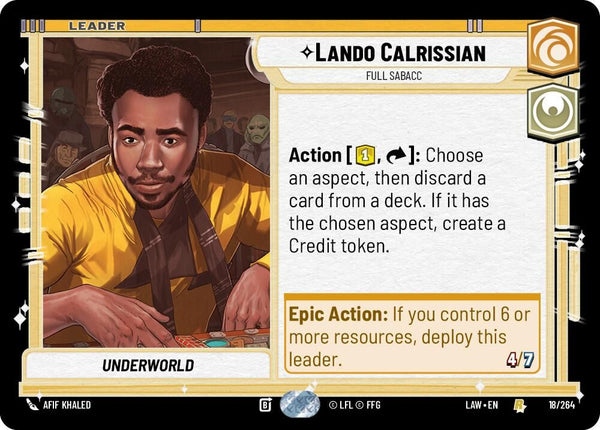 Lando Calrissian - Full Sabacc - 18/264 - Rare