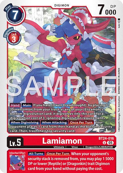 Lamiamon - BT24-016 - Uncommon