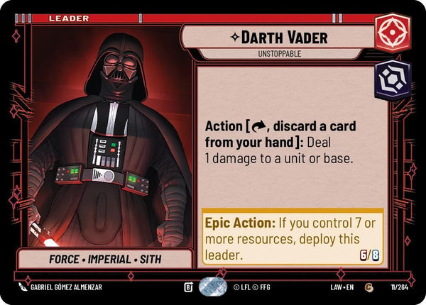 Darth Vader - Unstoppable - 11/264 - Common