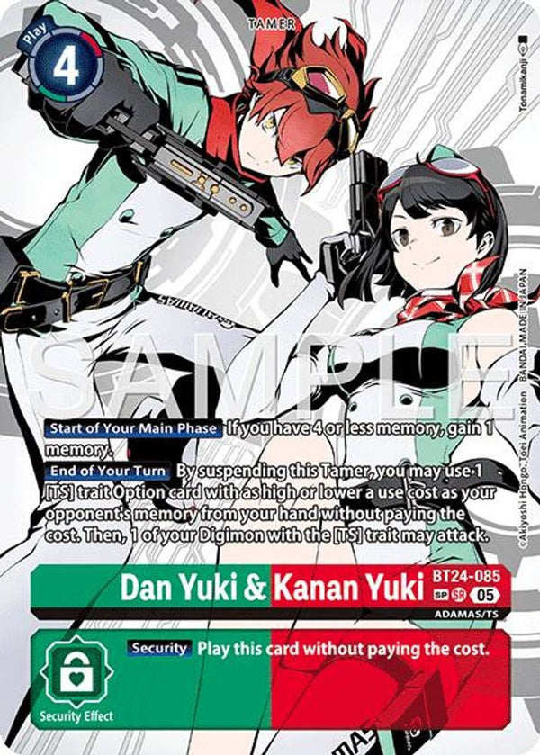 Dan Yuki & Kanan Yuki (SP) - BT24-085 - Special Rare