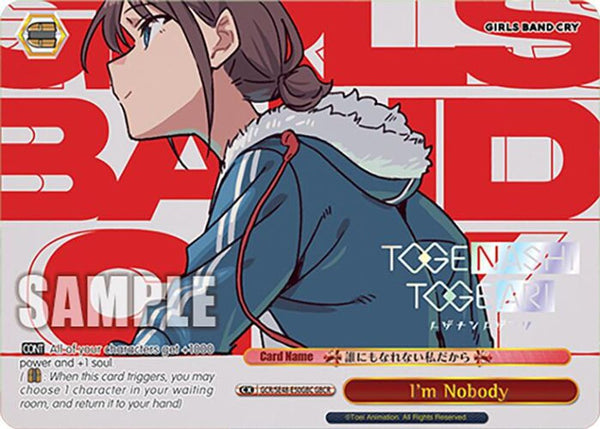 I'm Nobody (GBCR) - GCR/SE48-E50GBCGBCR - Girls Band Cry Rare