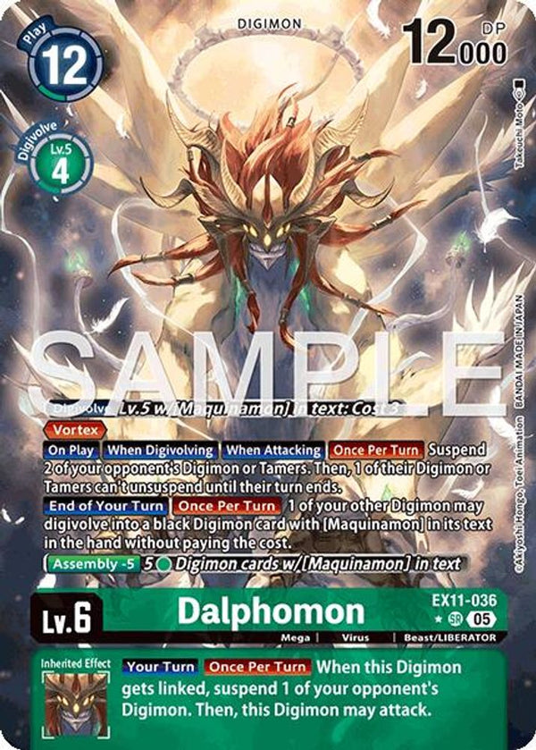 Dalphomon (Alternate Art) - EX11-036 - Super Rare