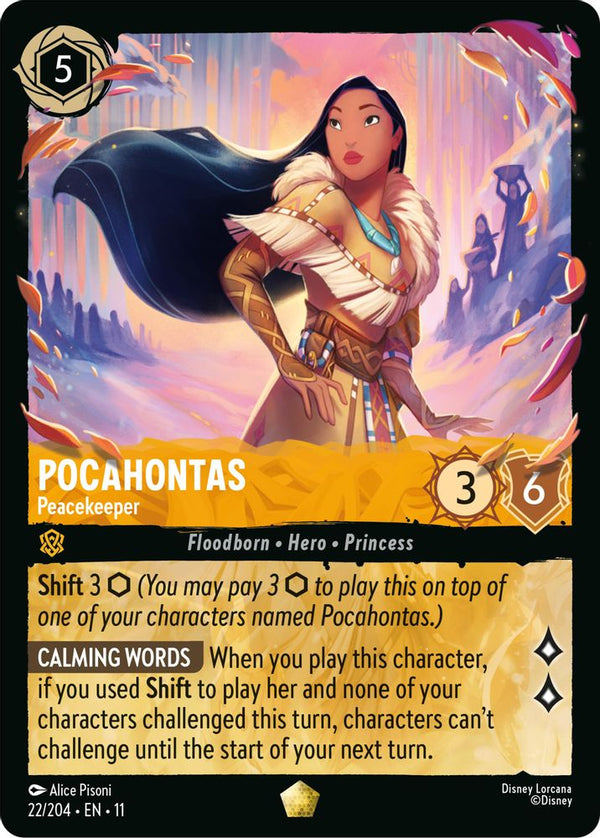 Pocahontas (Peacekeeper) - 22/204 - Legendary
