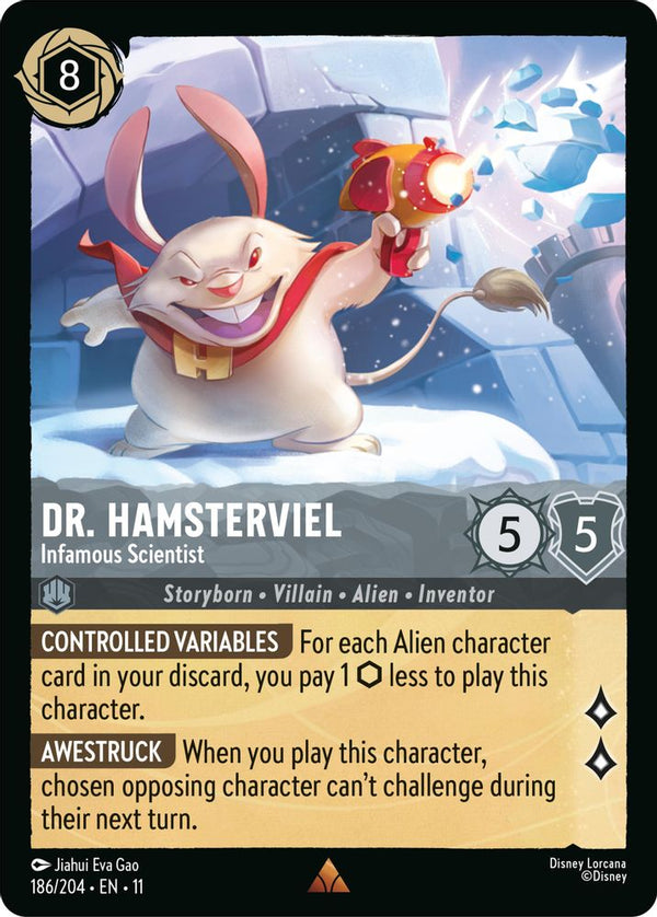 Dr. Hamsterviel (Infamous Scientist) - 186/204 - Rare
