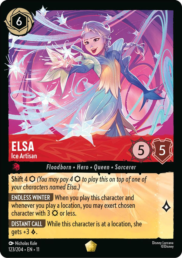 Elsa (Ice Artisan) - 123/204 - Legendary