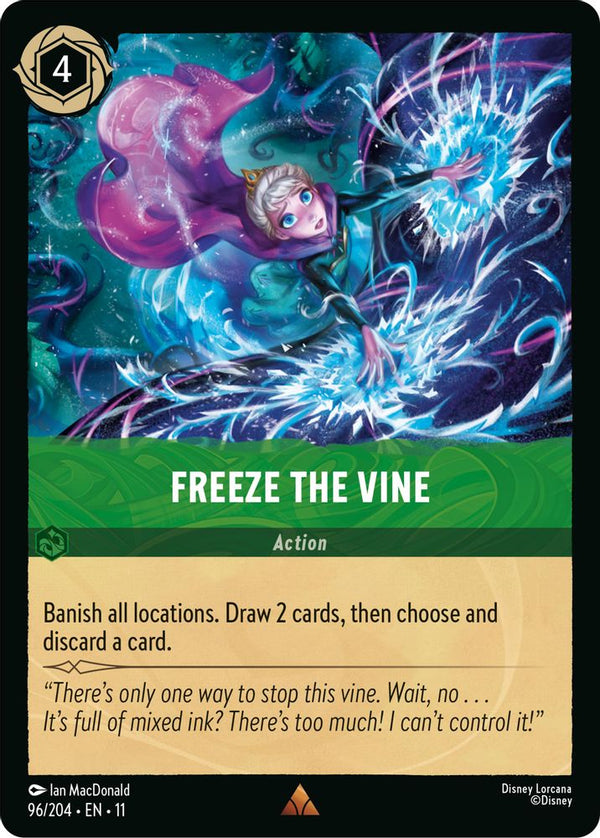 Freeze the Vine - 96/204 - Rare