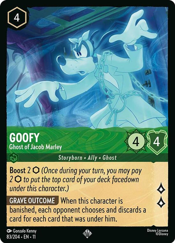 Goofy (Ghost of Jacob Marley) - 83/204 - Super Rare