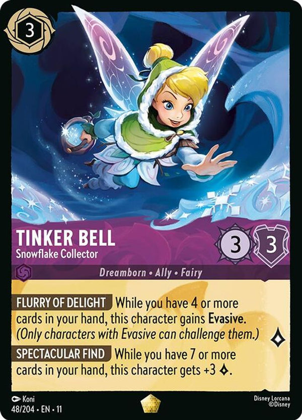 Tinker Bell (Snowflake Collector) - 48/204 - Legendary
