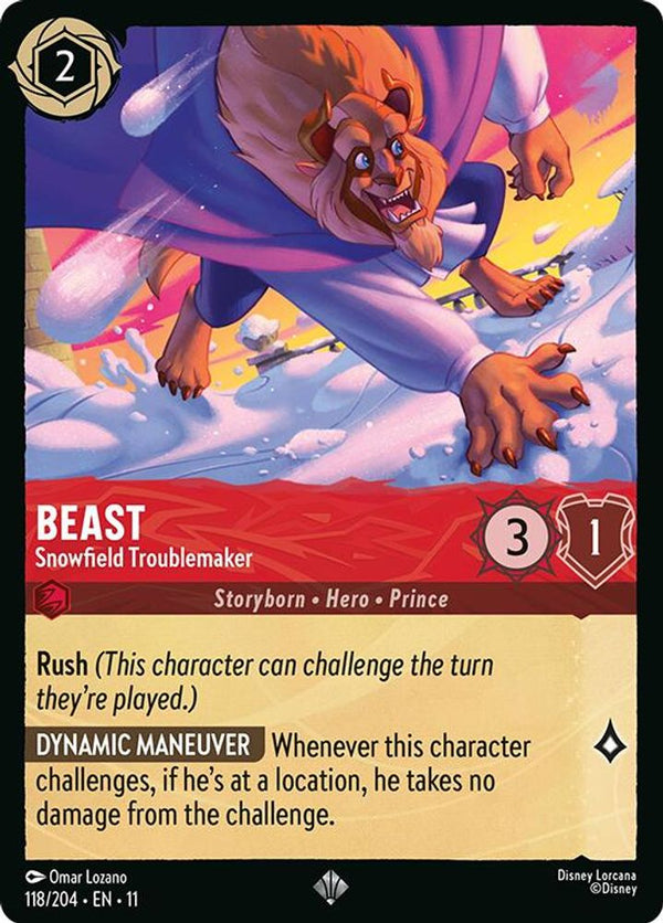 Beast (Snowfield Troublemaker) - 118/204 - Super Rare
