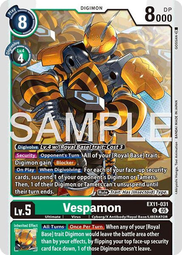 Vespamon - EX11-031 - Uncommon