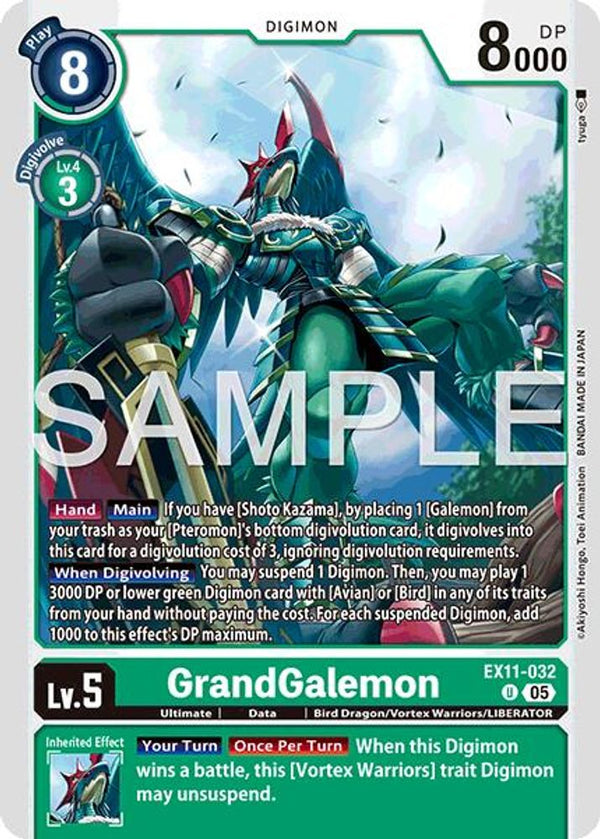 GrandGalemon - EX11-032 - Uncommon