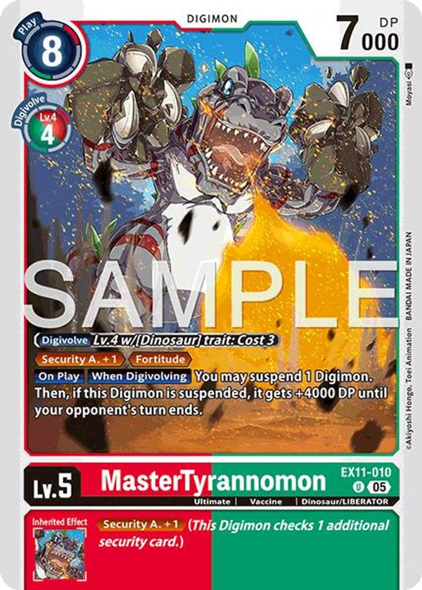MasterTyrannomon - EX11-010 - Uncommon