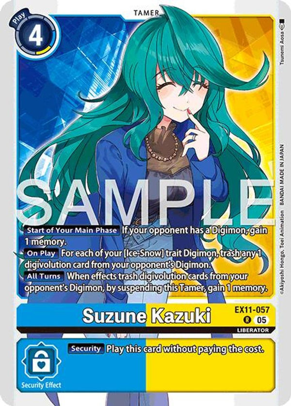 Suzune Kazuki - EX11-057 - Rare