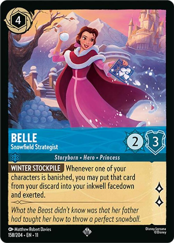 Belle (Snowfield Strategist) - 158/204 - Super Rare