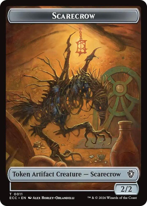 Saproling // Scarecrow Token (Foil) (TECC)