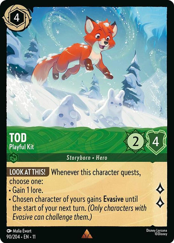 Tod (Playful Kit) - 90/204 - Rare