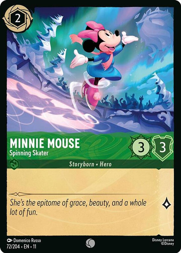 Minnie Mouse (Spinning Skater) - 72/204 - Common