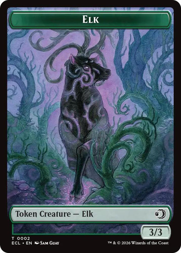 Oko, Shadowmoor Scion // Elk Token (Foil) (TECL)