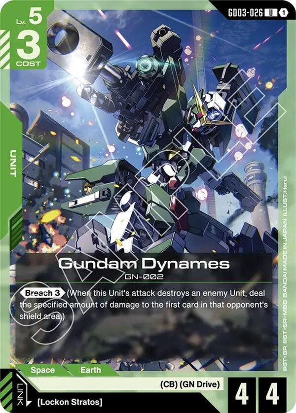 Gundam Dynames - GD03-026 - Uncommon