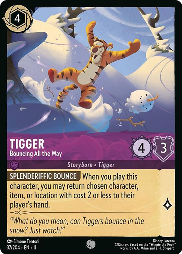 Tigger (Bouncing All the Way) - 37/204 - Common