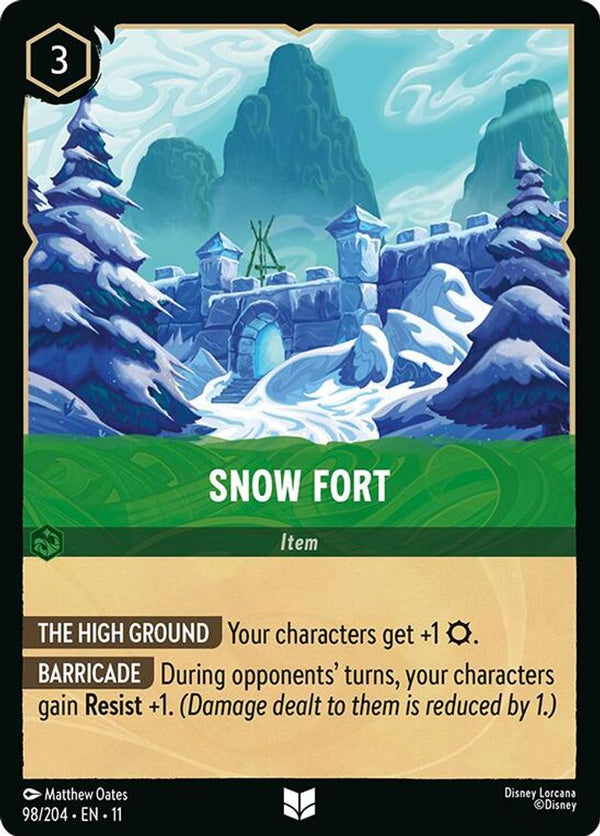 Snow Fort - 98/204 - Uncommon