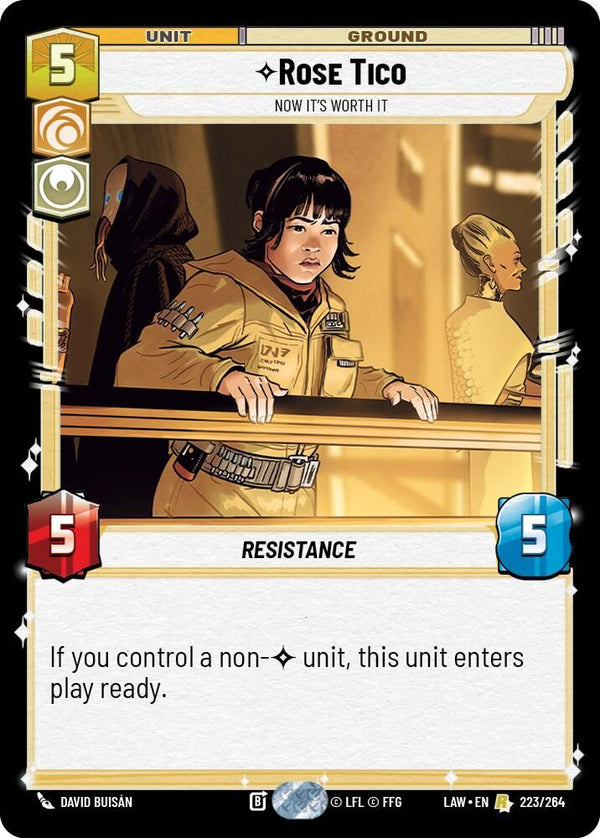 Rose Tico - Now It's Worth It - 223/264 - Rare