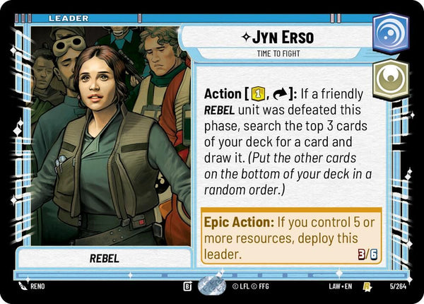 Jyn Erso - Time to Fight - 5/264 - Rare