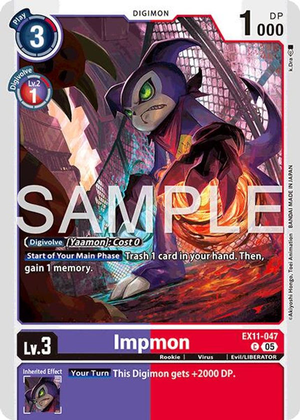 Impmon - EX11-047 - Common