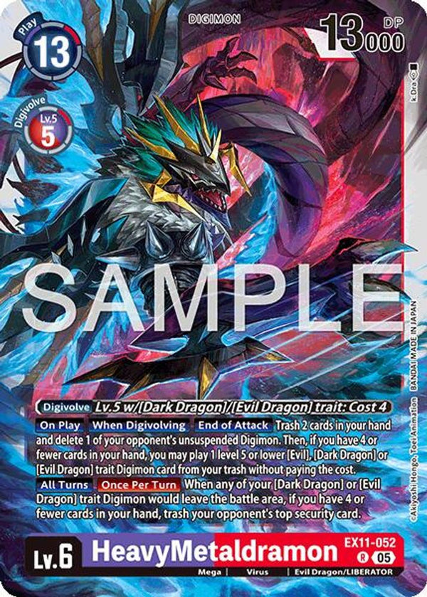 HeavyMetaldramon - EX11-052 - Rare