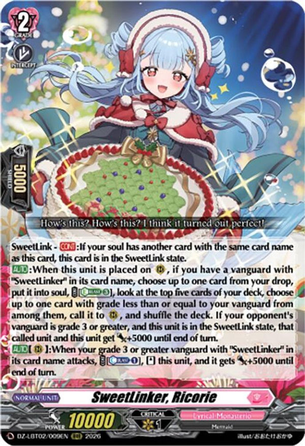 SweetLinker, Ricorie - DZ-LBT02/009EN - Triple Rare