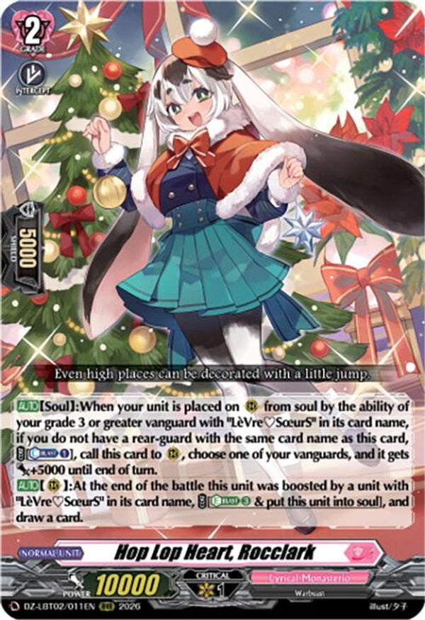 Hop Lop Heart, Rocclark - DZ-LBT02/011EN - Triple Rare