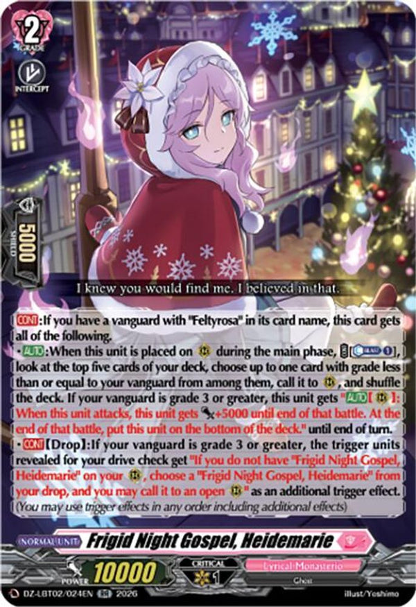 Frigid Night Gospel, Heidemarie - DZ-LBT02/024EN - Double Rare