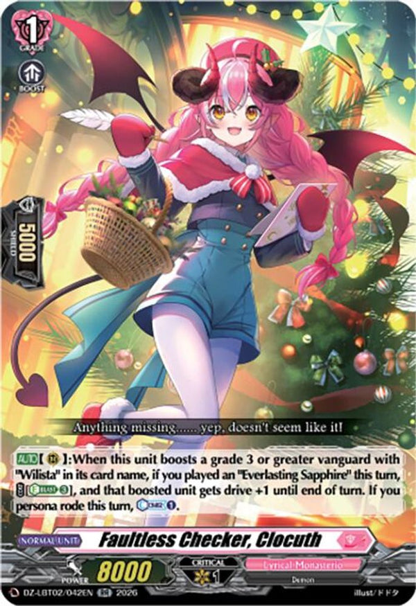 Faultless Checker, Clocuth - DZ-LBT02/042EN - Double Rare