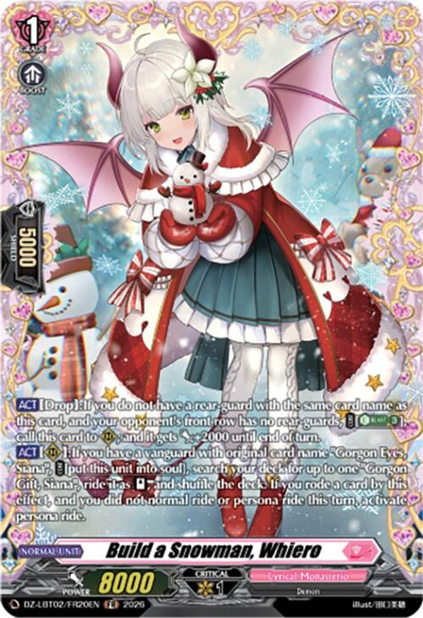 Build a Snowman, Whiero (FR) - DZ-LBT02/FR20EN - Frame Rare