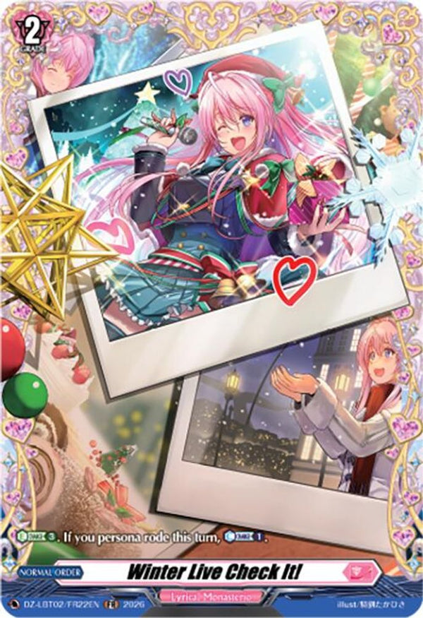 Winter Live Check It! (FR) - DZ-LBT02/FR22EN - Frame Rare