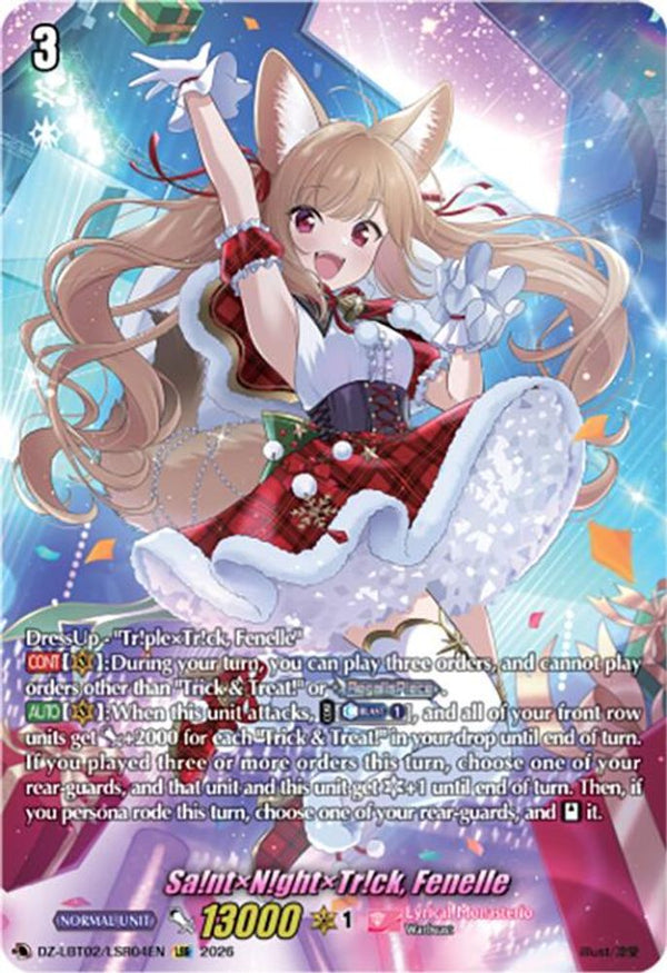Sa!ntN!ghtTr!ck, Fenelle (LSR) - DZ-LBT02/LSR04EN - Lyrical Secret Rare