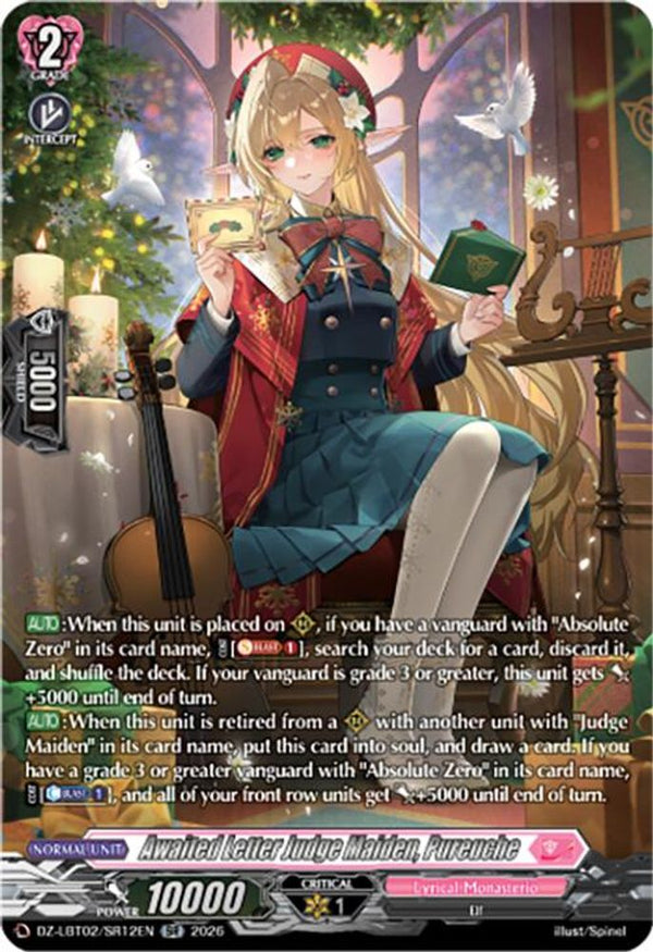 Awaited Letter Judge Maiden, Pureuche (SR) - DZ-LBT02/SR12EN - Silver Rare