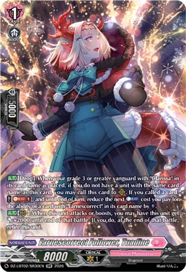 Earnescorrect Follower, Tuadine (SR) - DZ-LBT02/SR30EN - Silver Rare