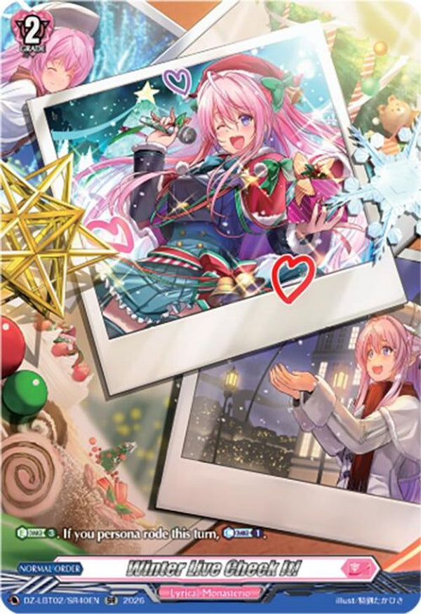 Winter Live Check It! (SR) - DZ-LBT02/SR40EN - Silver Rare