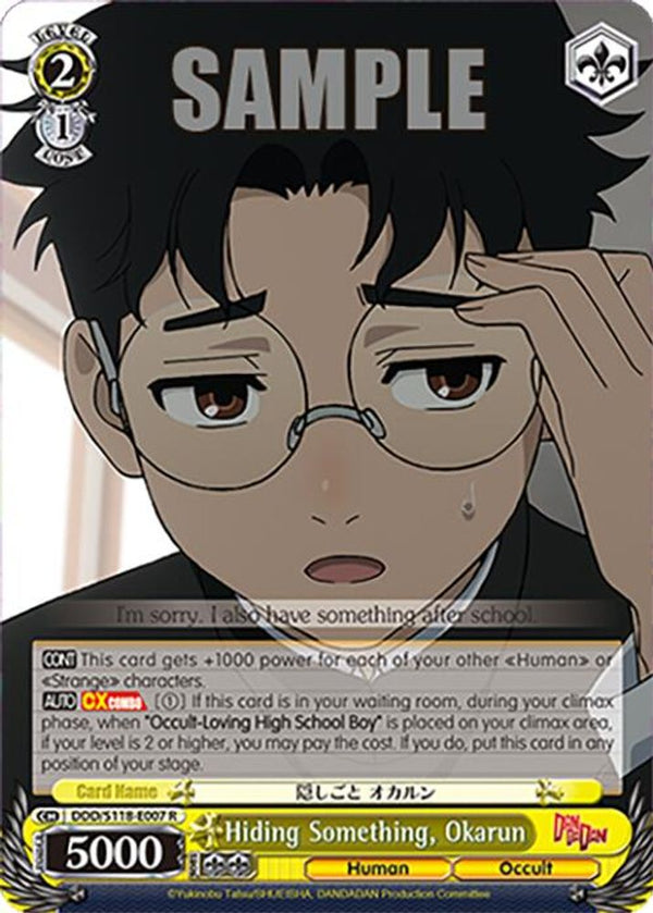 Hiding Something, Okarun - DDD/S118-E007R - Rare