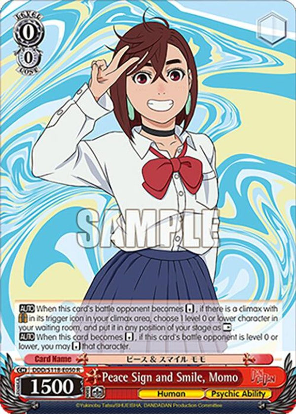 Peace Sign and Smile, Momo - DDD/S118-E050R - Rare